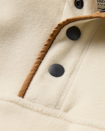 Dusk Recycled Polartec® Fleece - Oatmeal - Flatlay