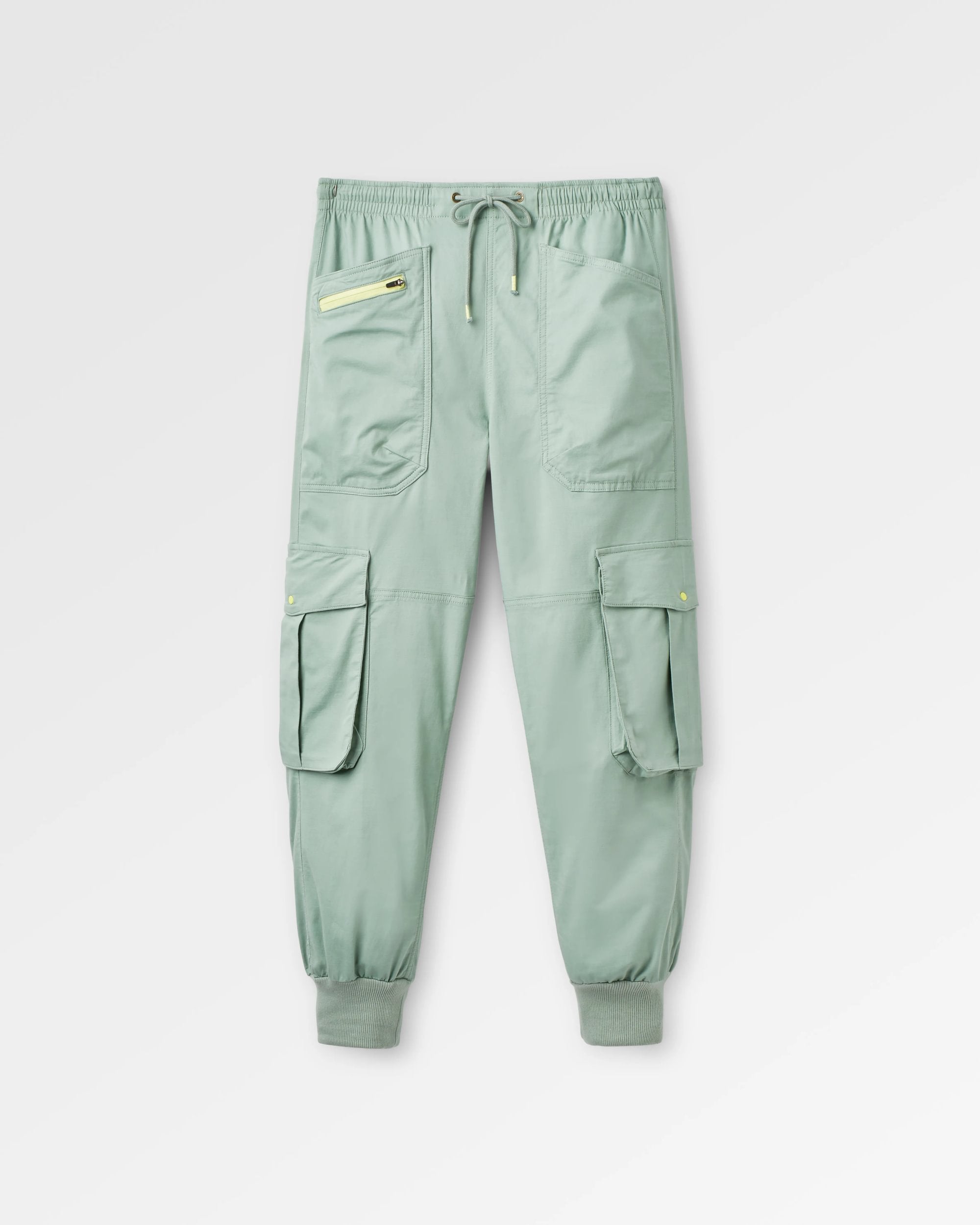 Hydrilla Organic Cotton Trouser - Pistachio - Flatlay