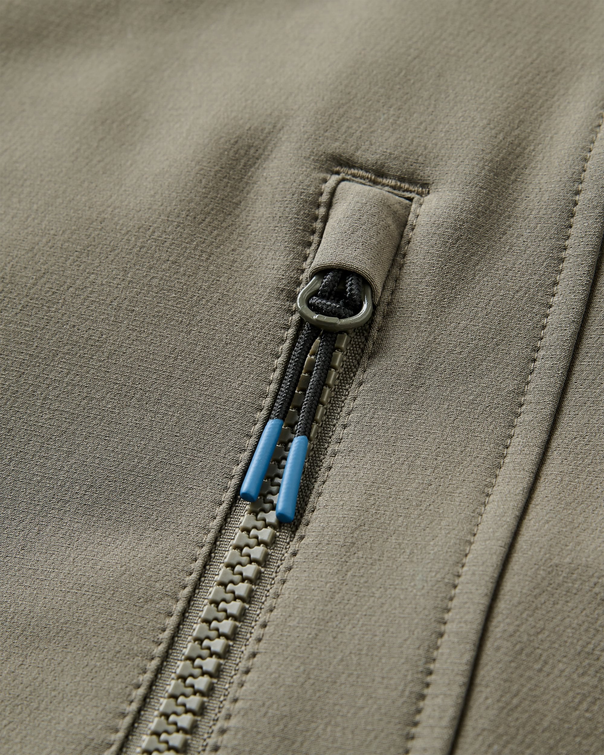 Roamer Recycled Softshell Jacket - Dark Denim/ Dusty Olive  - Flatlay