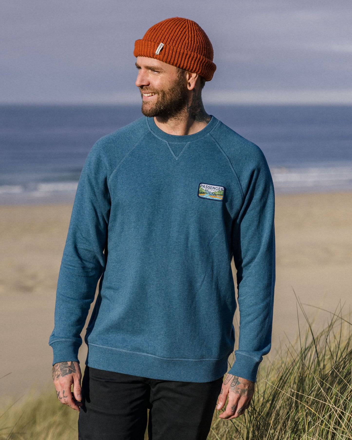 Love The Wild Sweatshirt - Blue Steel Marl