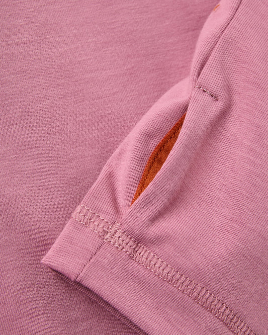 Roamscreen UPF50 Women's Hoodie - Pink Haze - Flatlay