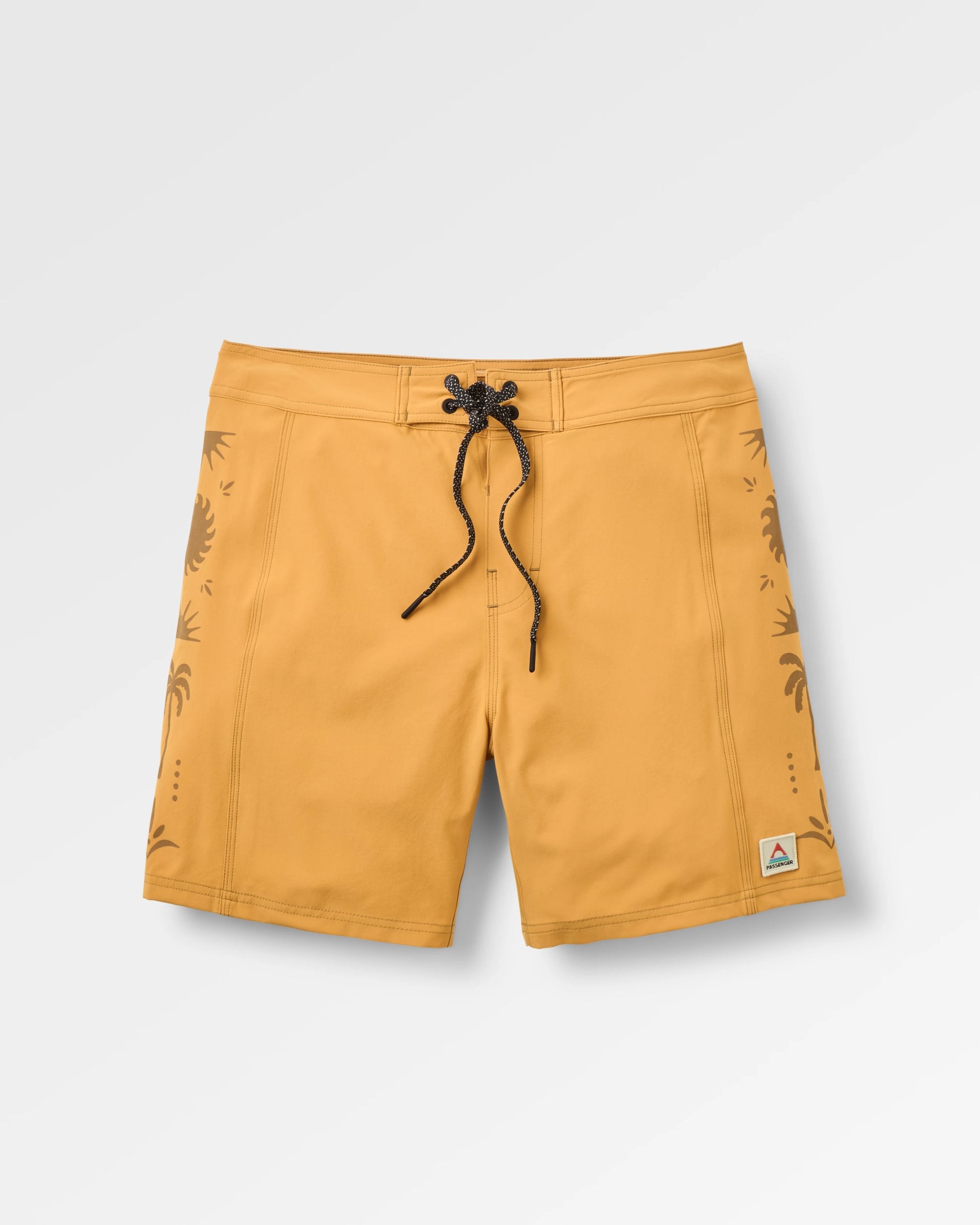Rialto Boardshort - Spruce Yellow - Flatlay