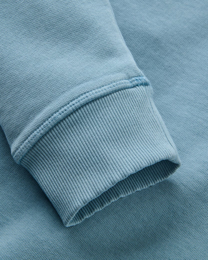 Roamer Men's Sweatshirt - Faded Denim - Flatlay