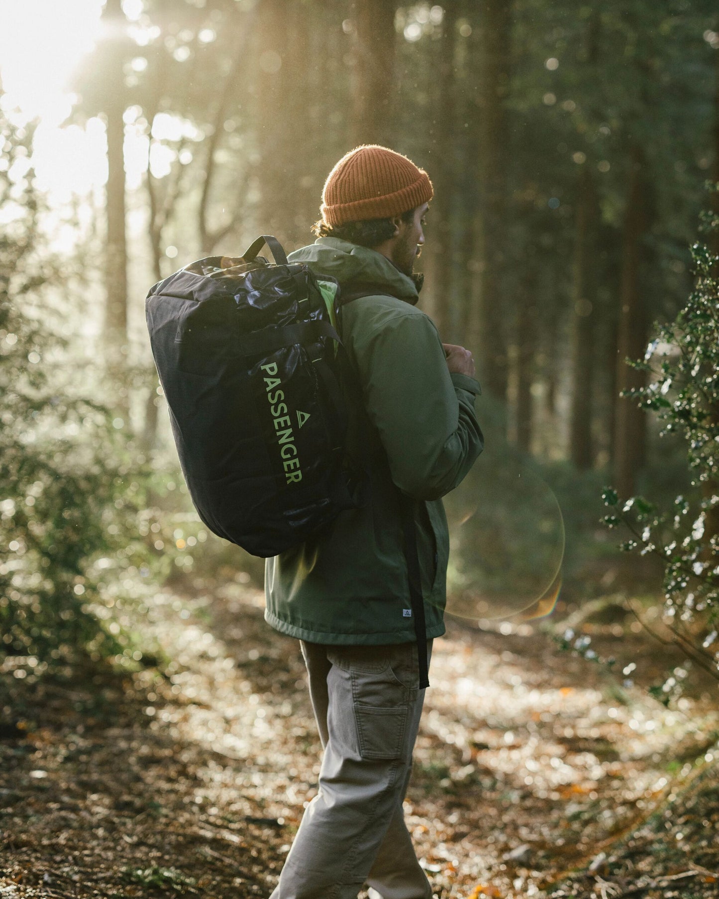 Roamer Recycled 40L Duffel Bag - Black