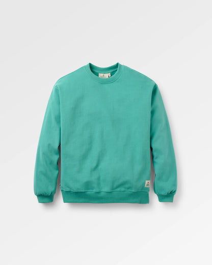 Heritage Relaxed Fit Sweatshirt - Ocean Teal - Flatlay