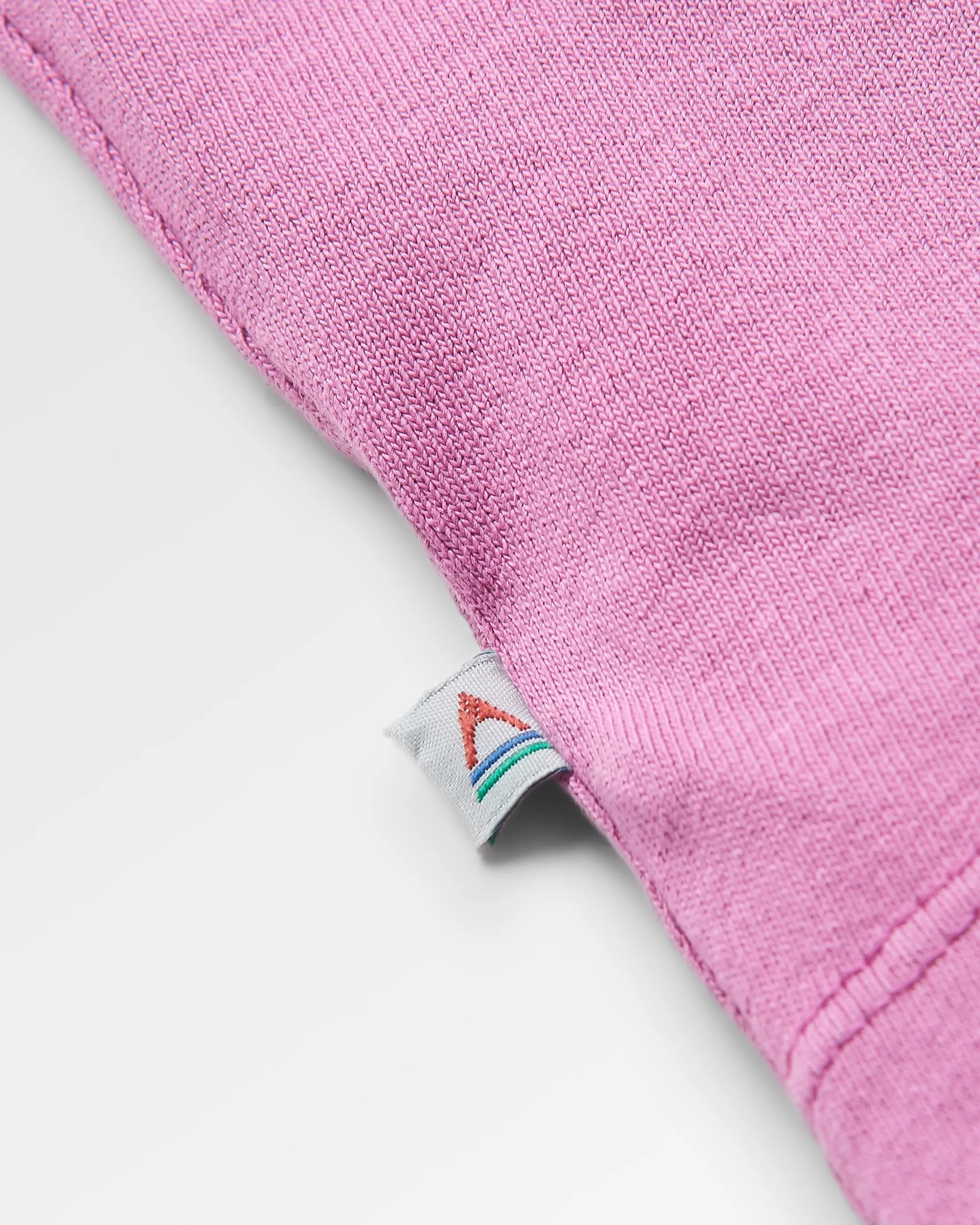 Friday Collective Recycled Cotton T-Shirt - Orchid - Flatlay