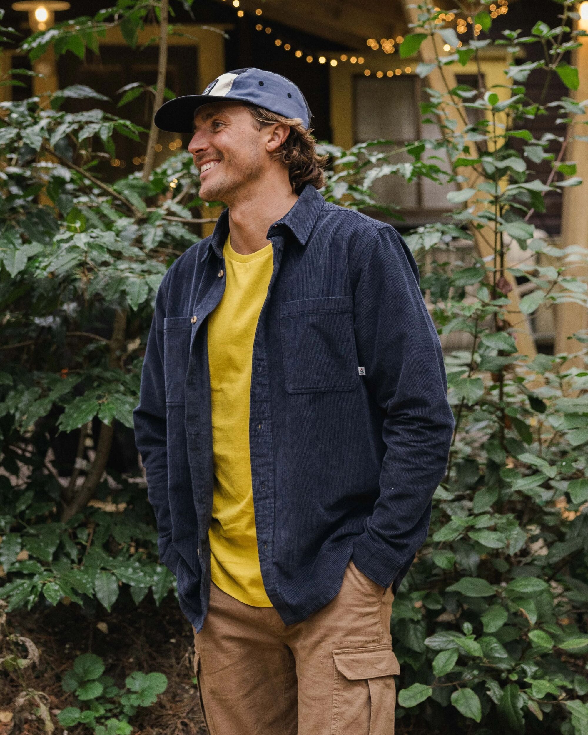 Backcountry Cord Shirt - Deep Navy - Lifestyle