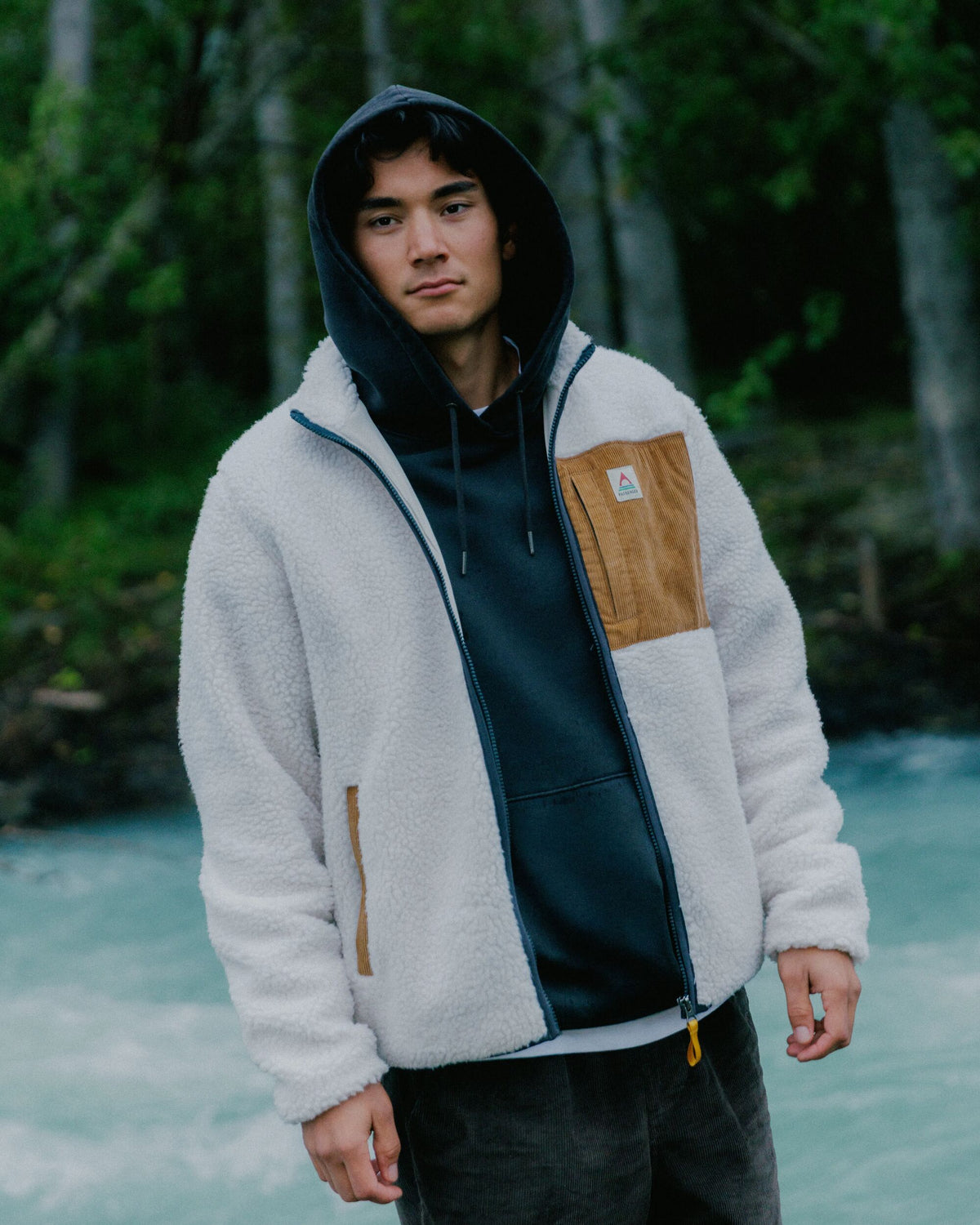Trekker Deep-Pile Sherpa Fleece - Warm Ivory - Lifestyle