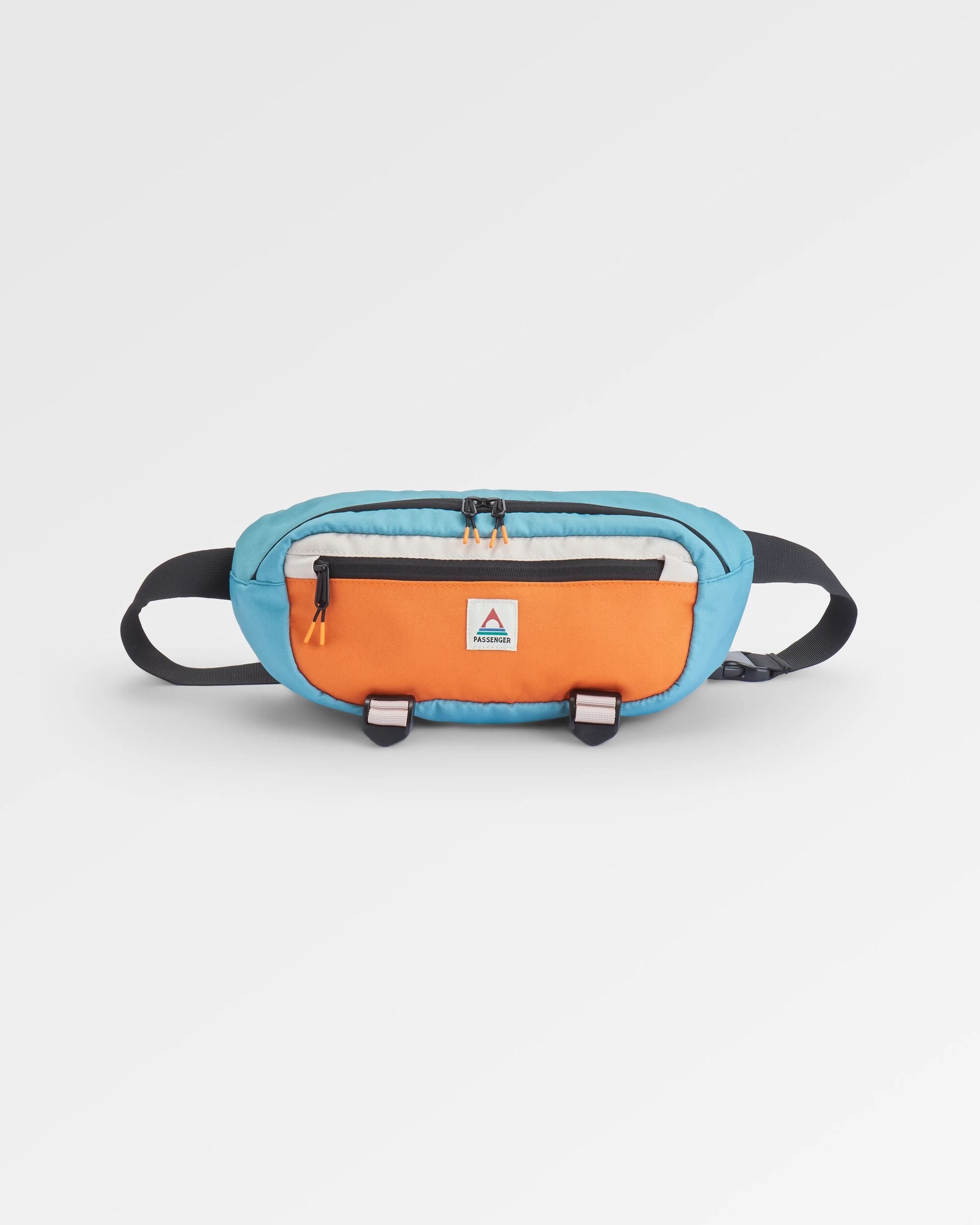 Boondocker Recycled Hip Pack - Arctic/Retro Orange - Flatlay