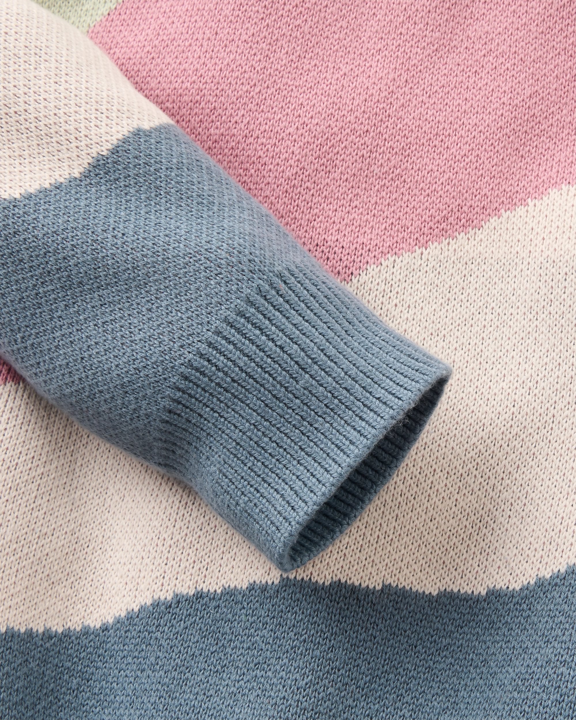 Scenic Knitted Jumper - Scenic Stormy Blue - Flatlay