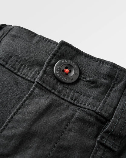 Kimmer Organic Cotton Trouser - Black - Flatlay