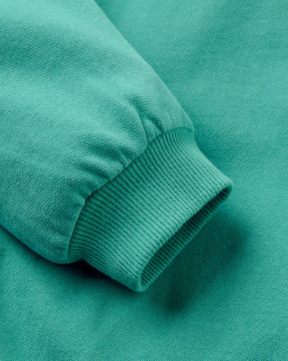 Heritage Relaxed Fit Sweatshirt - Ocean Teal - Flatlay