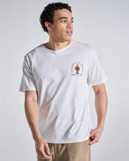 Explore T-Shirt - White - Studio Model