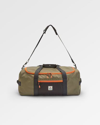 Boondocker Recycled 30L Duffel - True Black/ Khaki
 - Flatlay