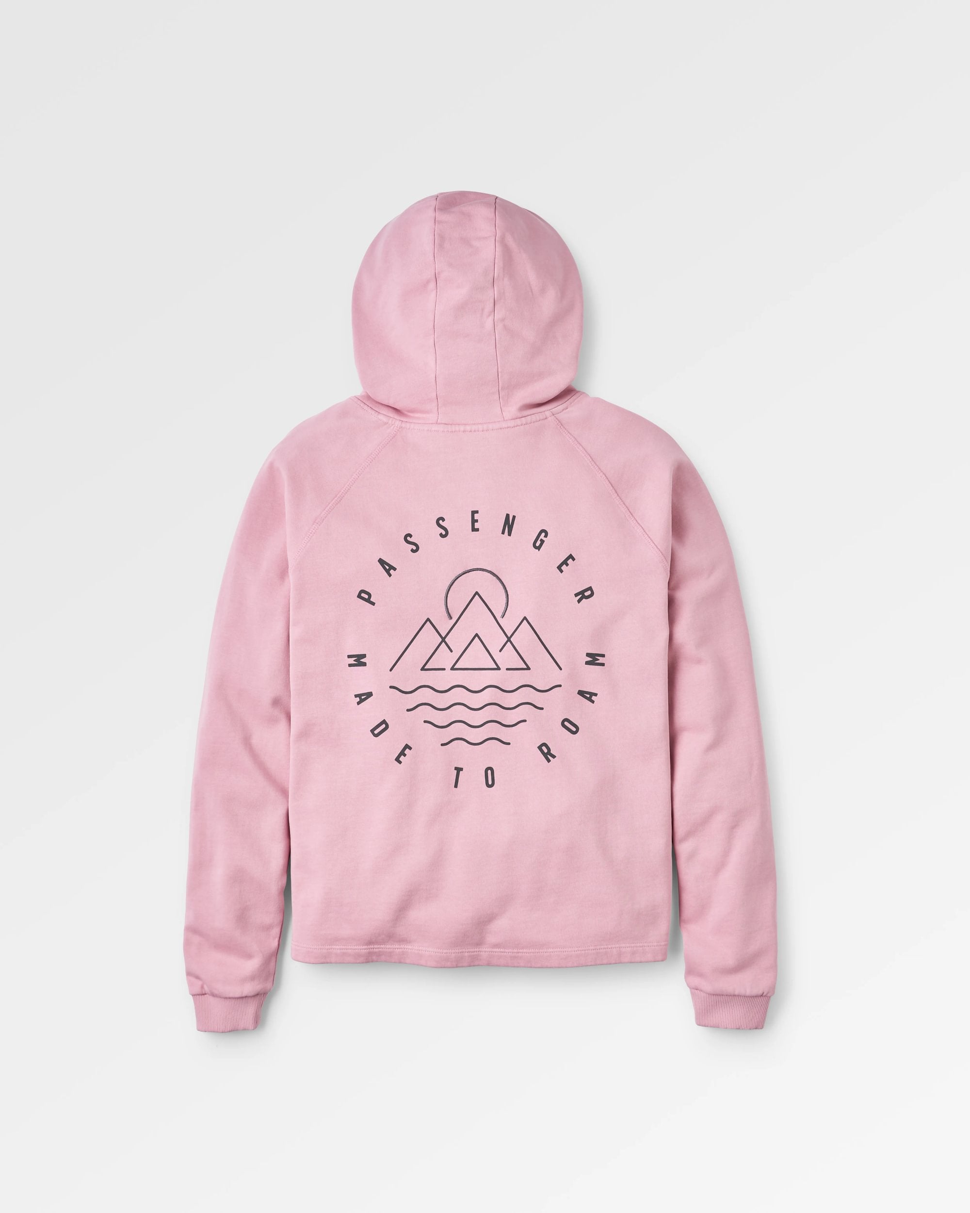 Remote Recycled Cotton Hoodie - Pink Haze - Flatlay