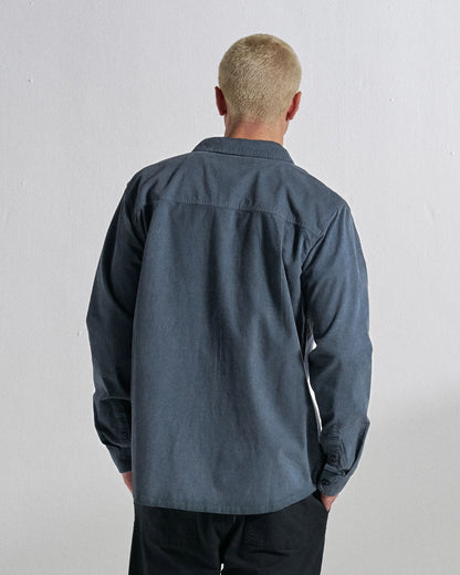 Backcountry Cord Light Shirt - Storm Grey - Studio Model