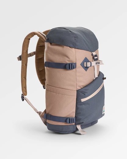 Vantage 24 Backpack - Charcoal/ Caramel - Flatlay