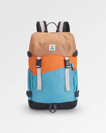 Boondocker Recycled 26L Backpack - Arctic/Retro Orange - Flatlay