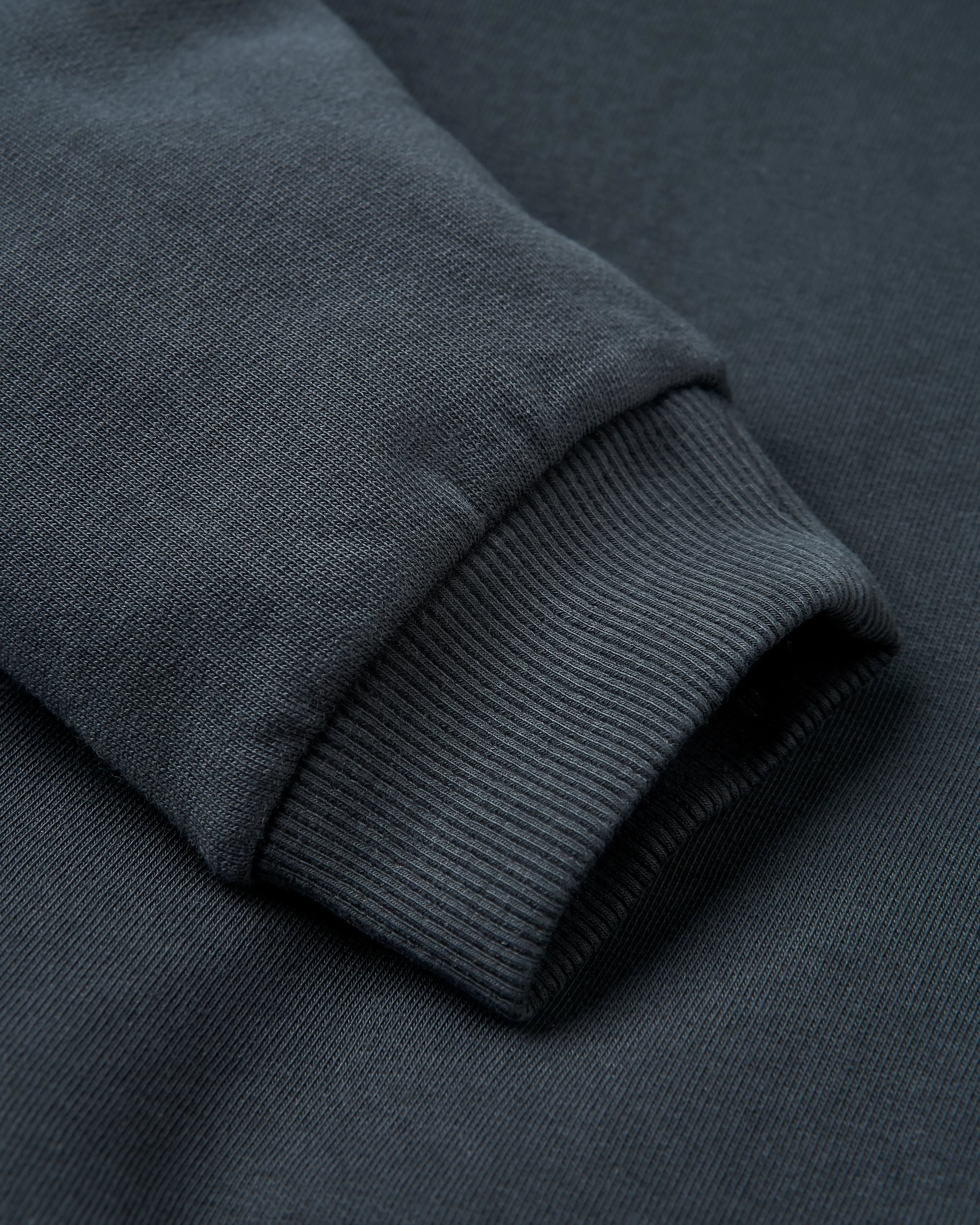 Remote Recycled Cotton Hoodie - Black - Flatlay