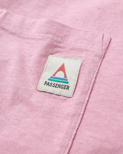 Heritage Recycled Relaxed Fit T-Shirt - Pink Haze - Flatlay