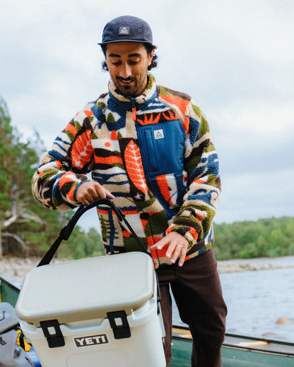 Offroad Sherpa 1/2 Zip Fleece - Lost On Purpose Khaki - Lifestyle