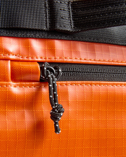 Roamer Recycled 80L Duffel Bag - Sunrise Orange - Flatlay