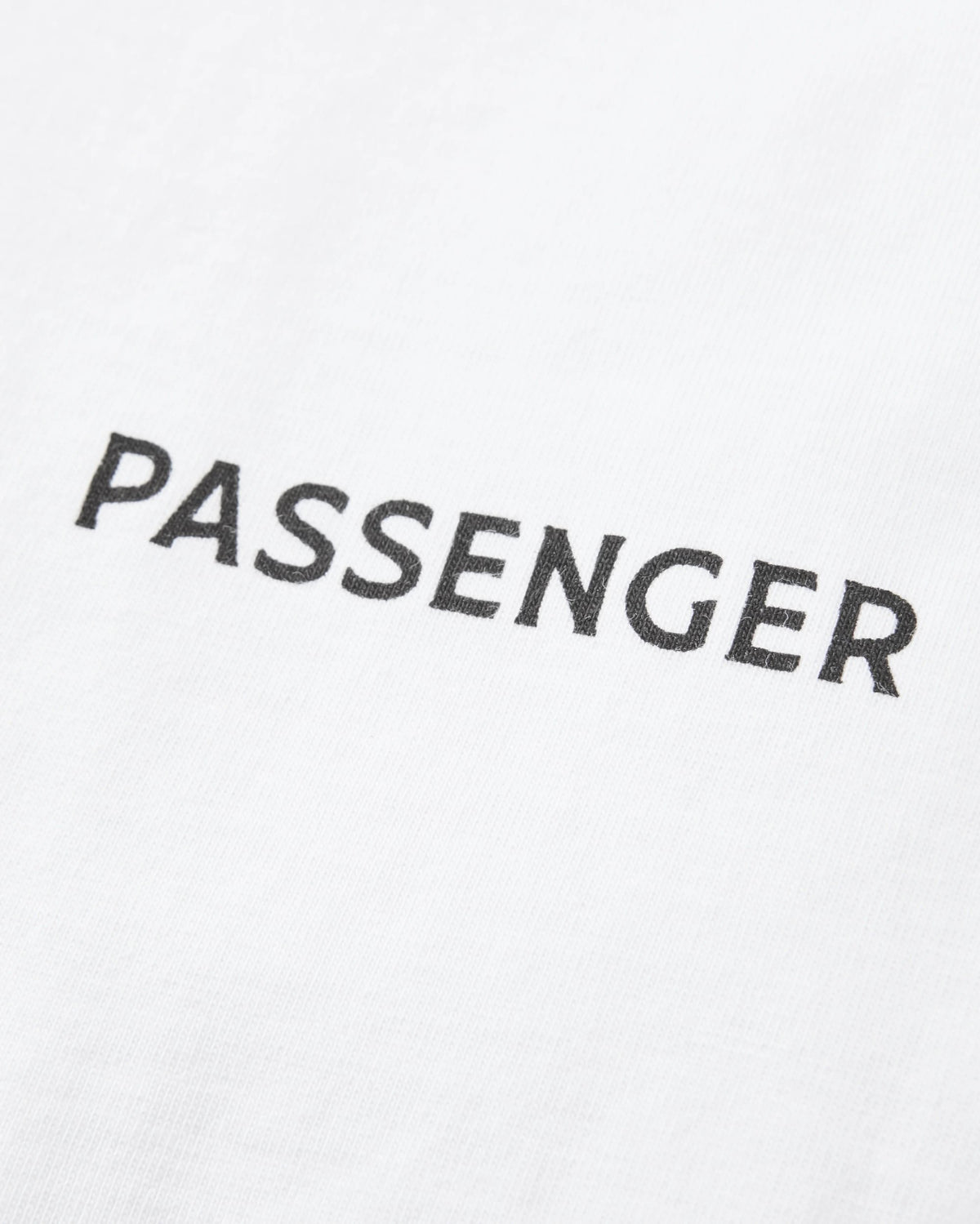 Classic Wordmark Regular Fit T-Shirt - White - Flatlay