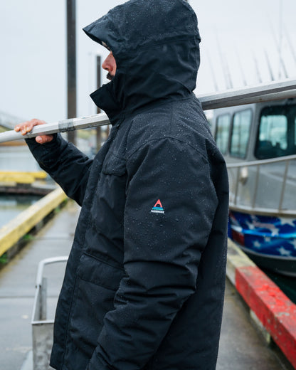 Explorer Waterproof Down Parka - Black - Lifestyle
