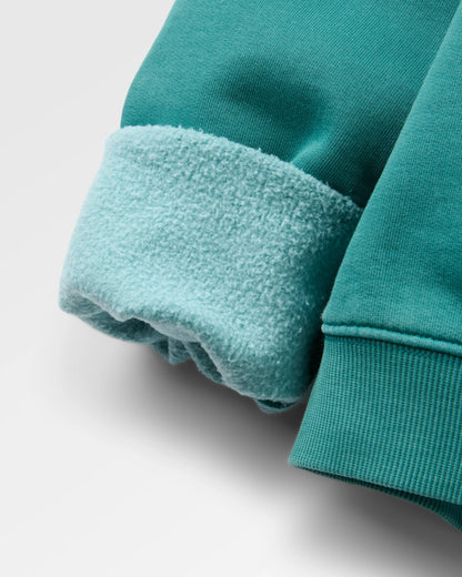Downtime Heavyweight Sweatshirt - Pacific Green - Flatlay