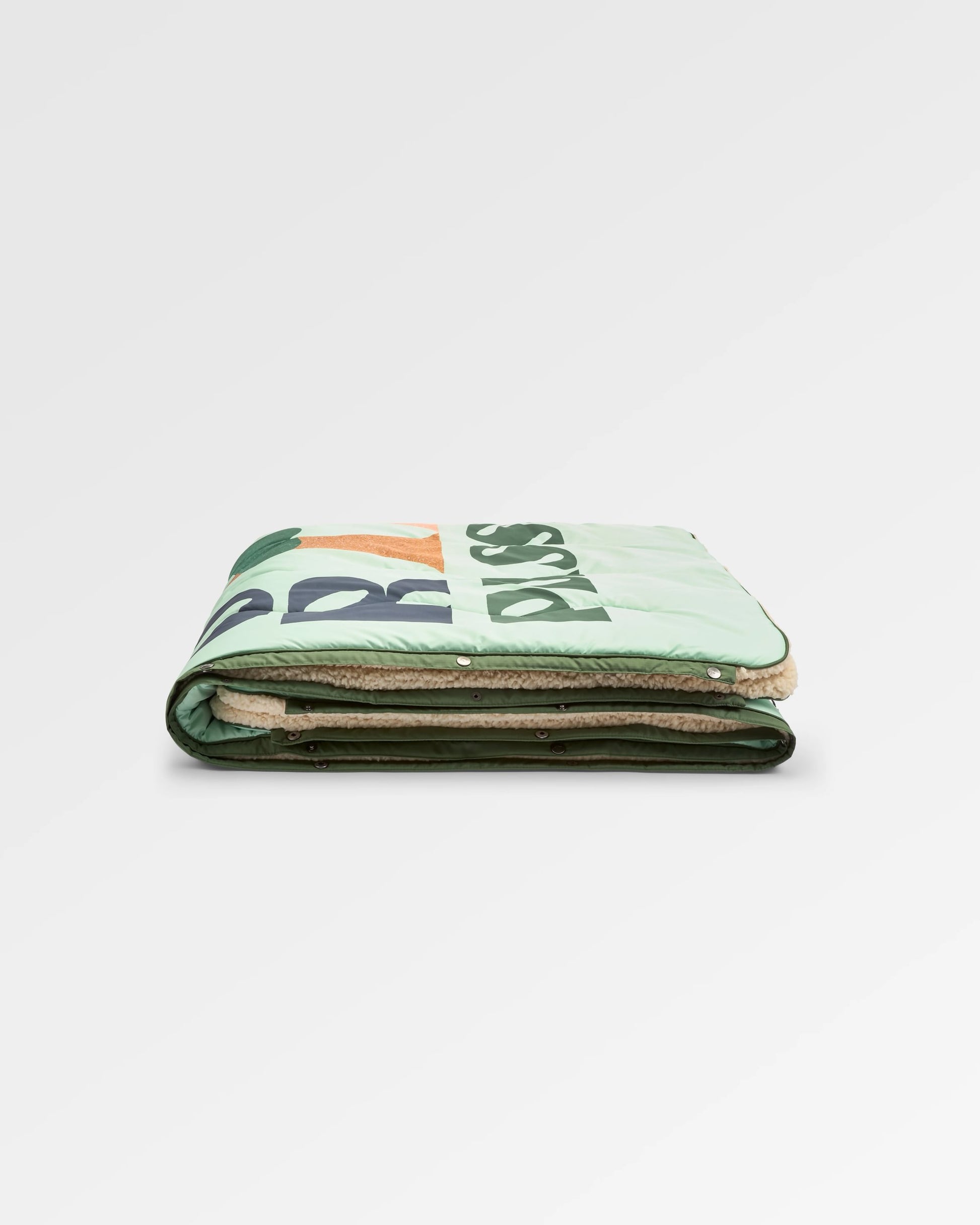 Cabin Recycled Sherpa Blanket - Spearmint