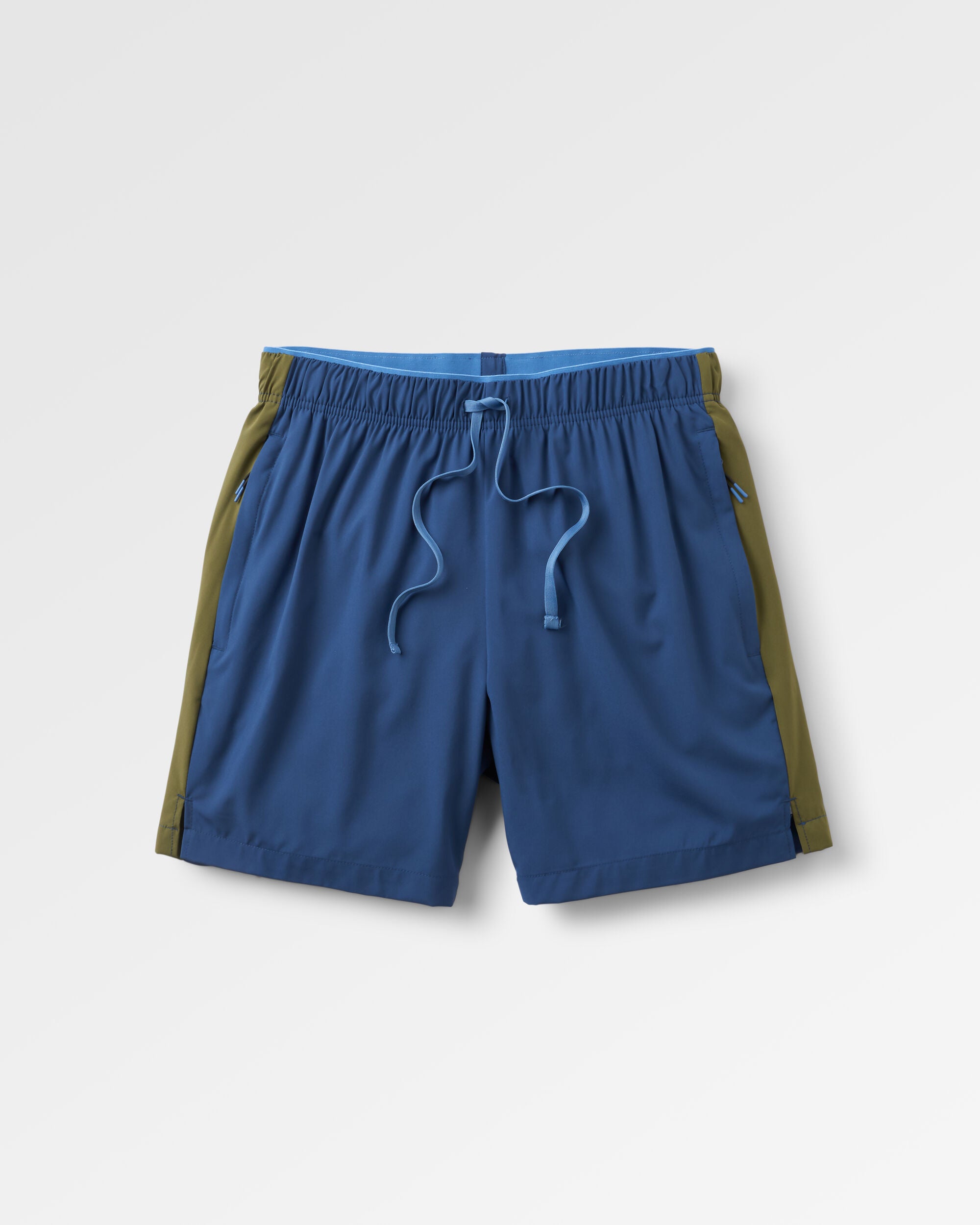 Swift Trail Short 7" - Dark Denim - Flatlay