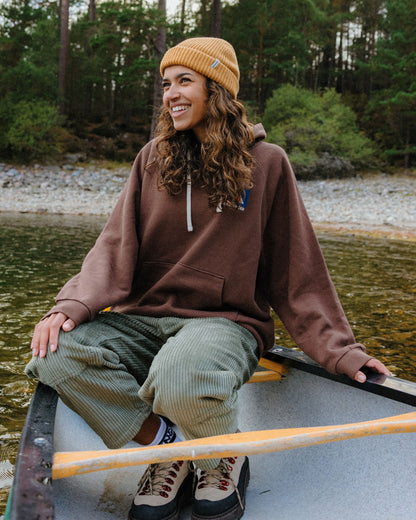 Lost On Purpose Relaxed Fit Hoodie - Chestnut - Lifestyle