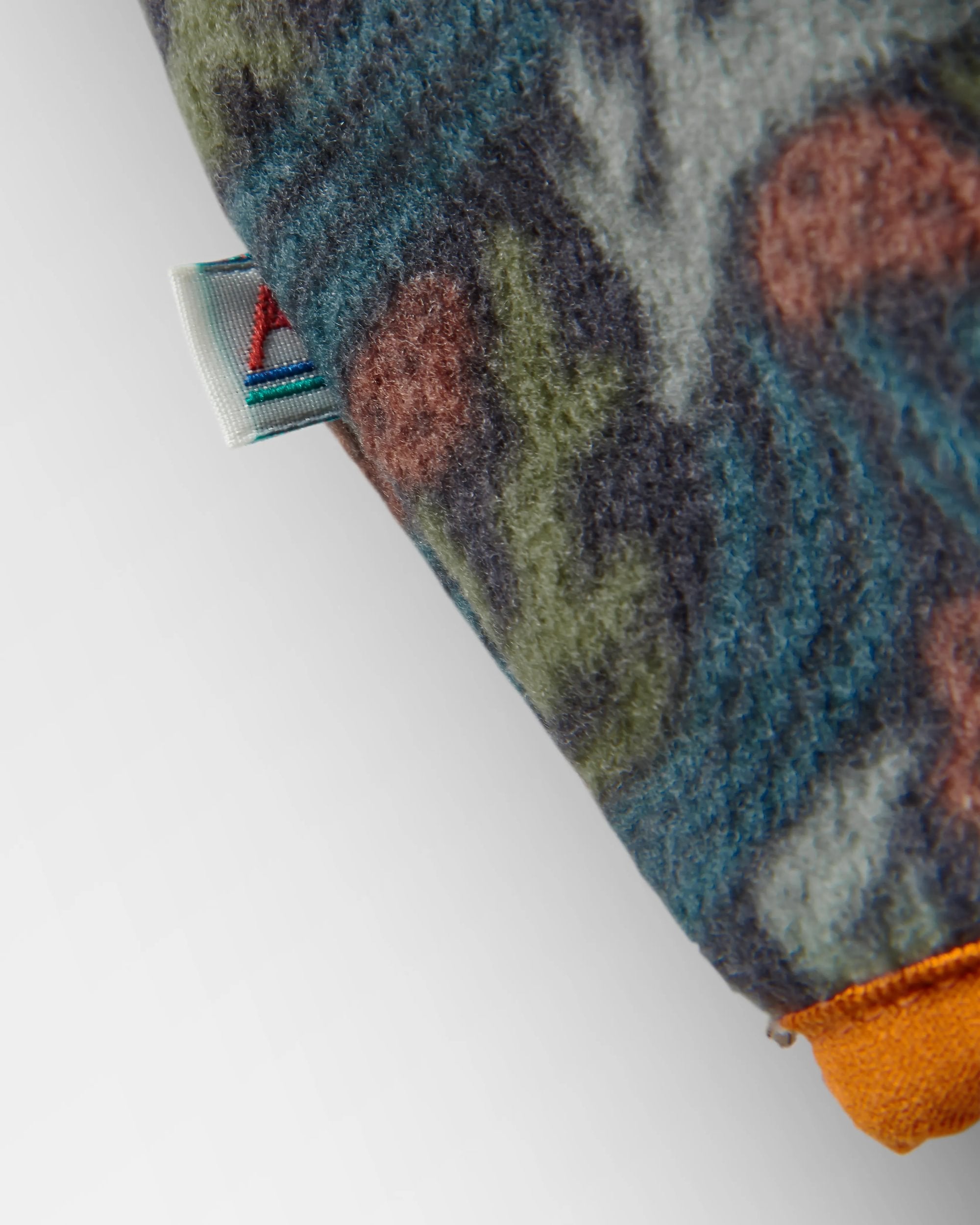 Adrift Recycled Polar Fleece - Ocean Current Black - Flatlay