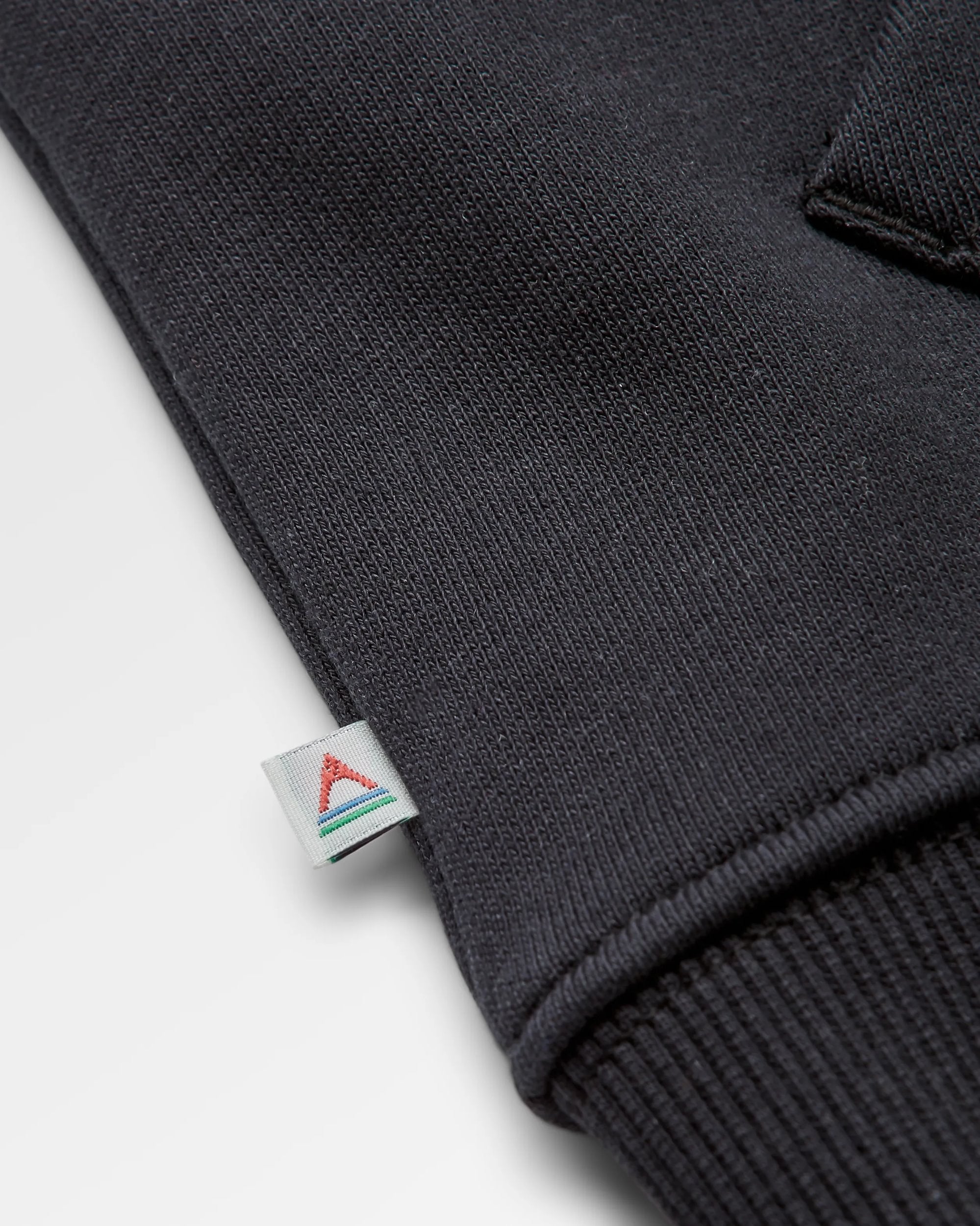 Vita Organic Cotton Hoodie - Black - Flatlay