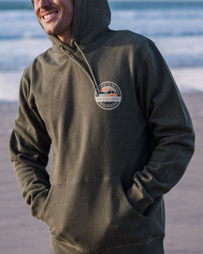 Male_Odyssey Organic Cotton Hoodie - Khaki Marl