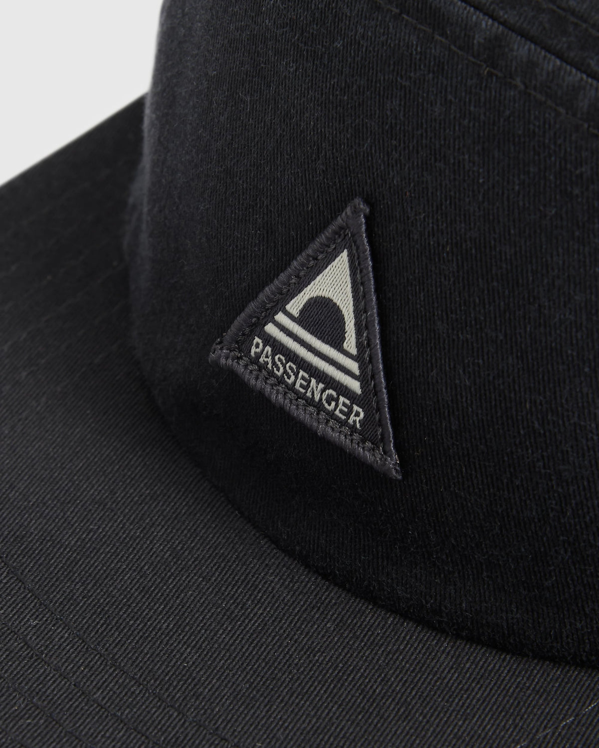 Fixie 5 Panel Cap - Faded Black - Flatlay