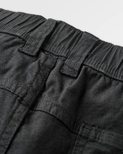 Kimmer Organic Cotton Trouser - Black - Flatlay