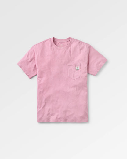 Heritage Recycled Relaxed Fit T-Shirt - Pink Haze - Flatlay