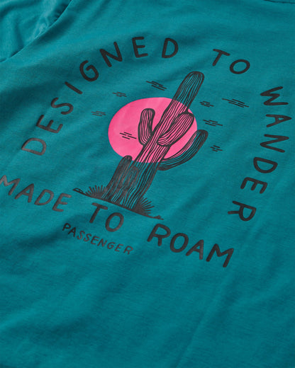 Ridescape Men's Active T-Shirt - Mediterranean - Flatlay