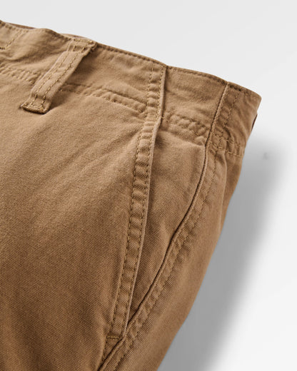 Lakeside Cargo Trouser - Caramel - Flatlay