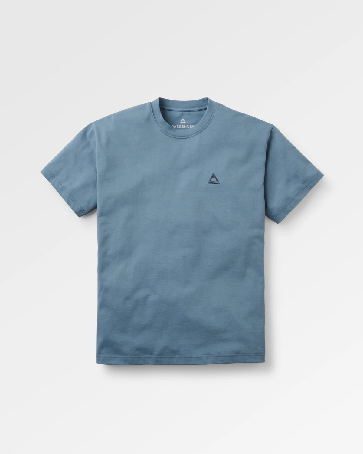Vita Logo Relaxed Fit T-Shirt - Stormy Blue - Flatlay