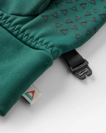 Jacks Touch Screen Gloves - Rain Forest - Flatlay