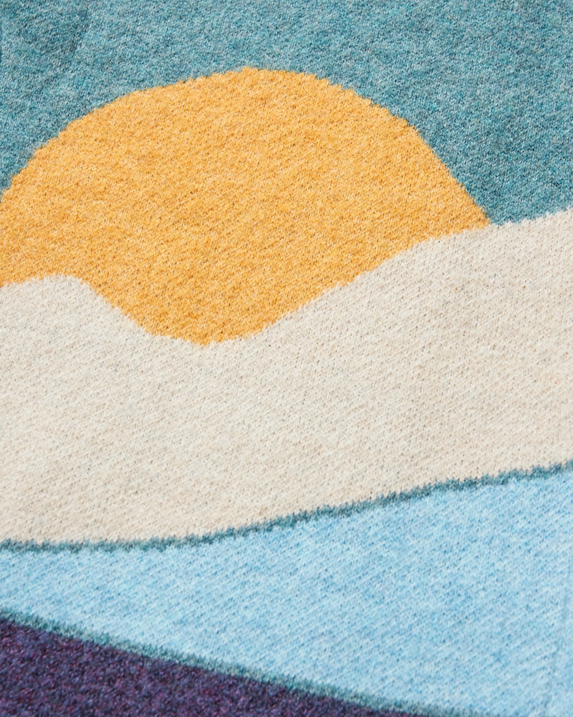 Vista Recycled Knitted Cardigan - Arctic - Flatlay