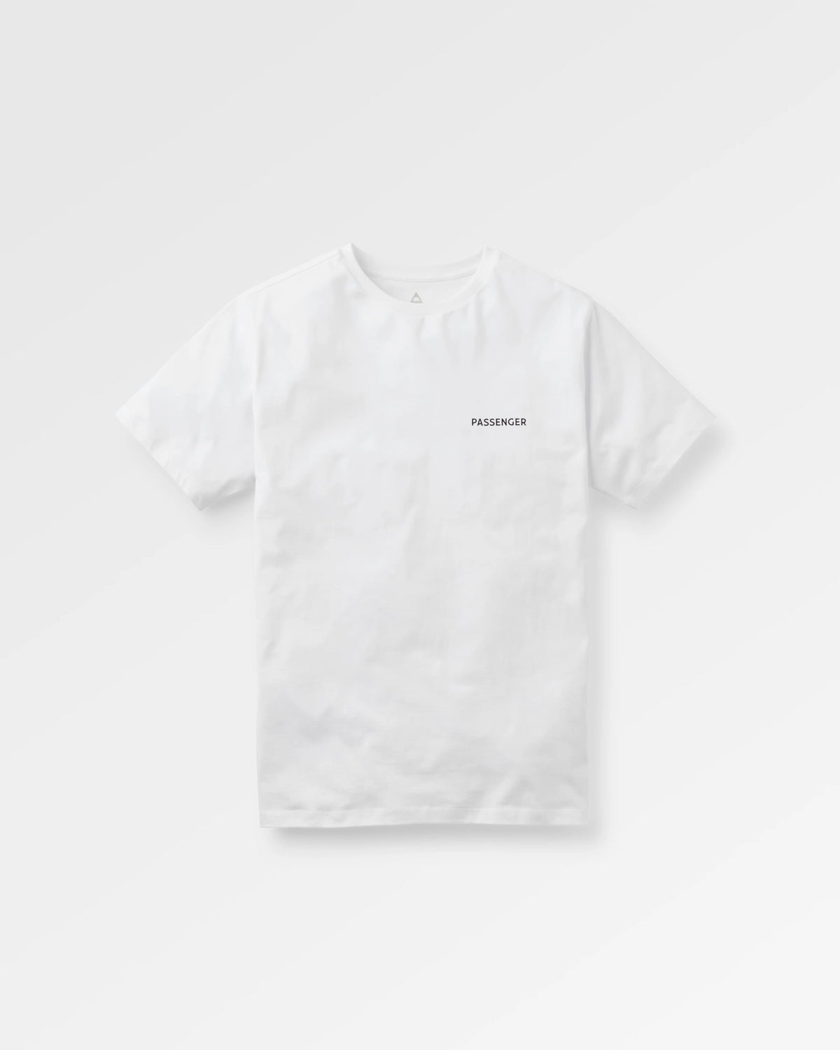 Classic Wordmark Regular Fit T-Shirt - White - Flatlay