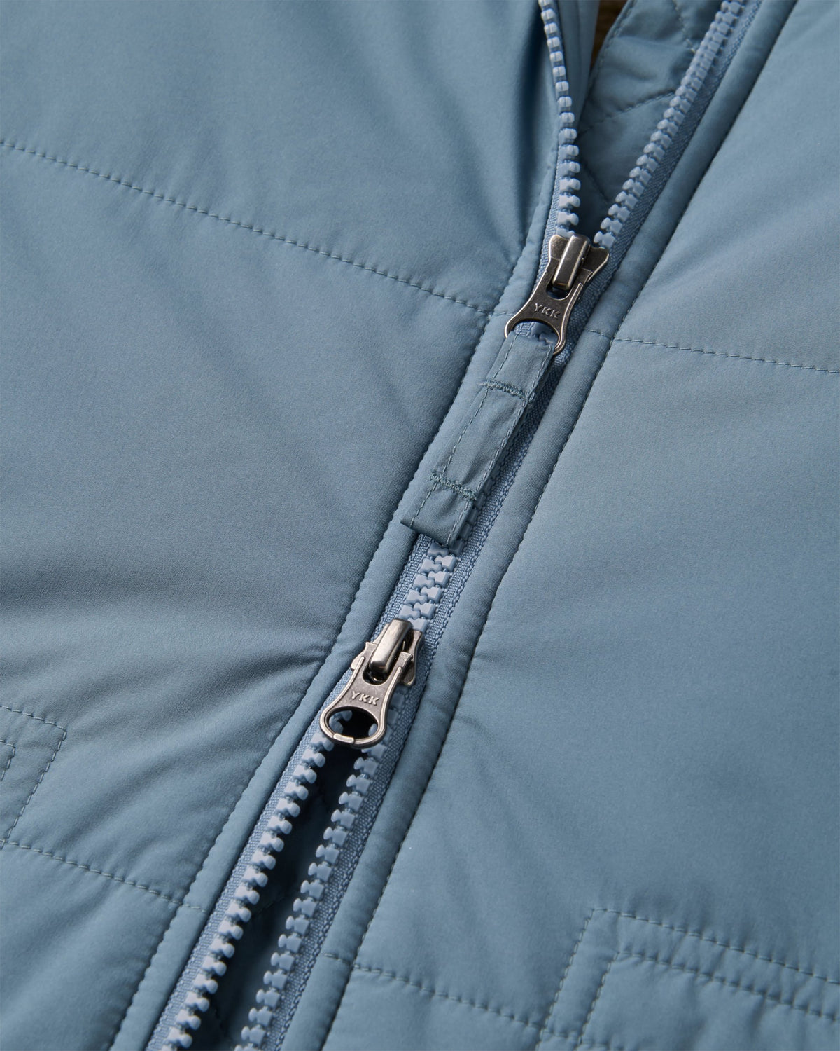 Flora Sherpa Lined Parka - Stormy Blue - Flatlay