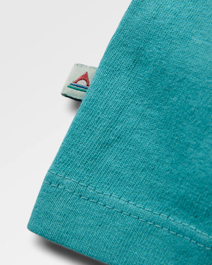 Classic Logo T-Shirt - Ocean Teal - Flatlay