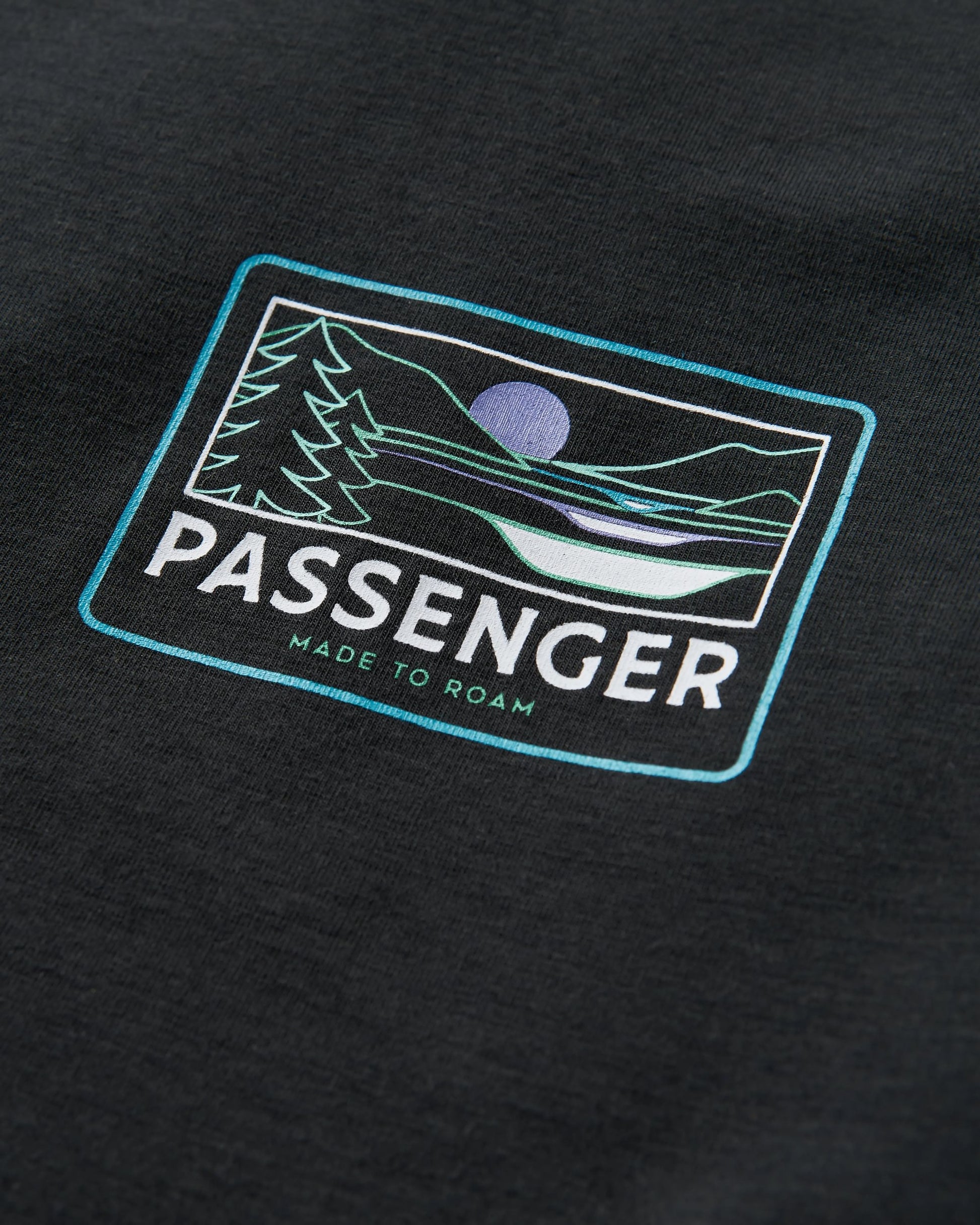 Roamer Men's Recycled Active T-Shirt - Black - Flatlay