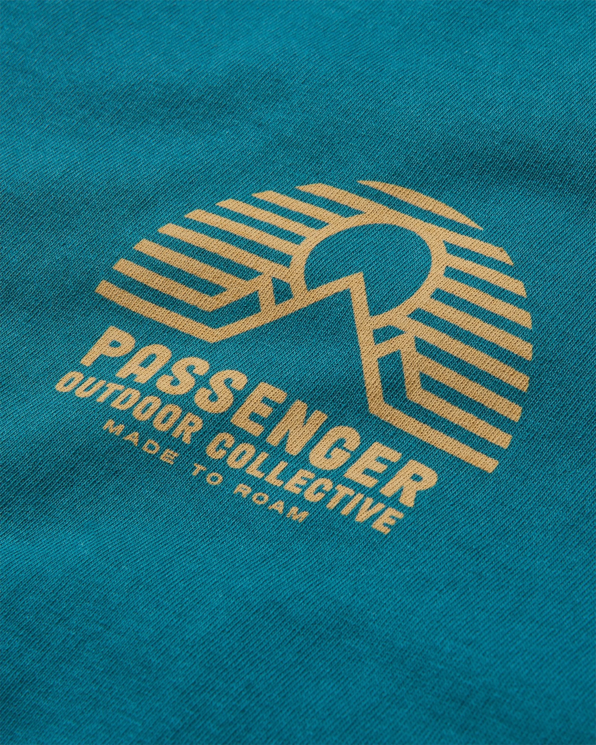 Elbio Recycled Relaxed Fit T-Shirt - Mediterranean - Flatlay