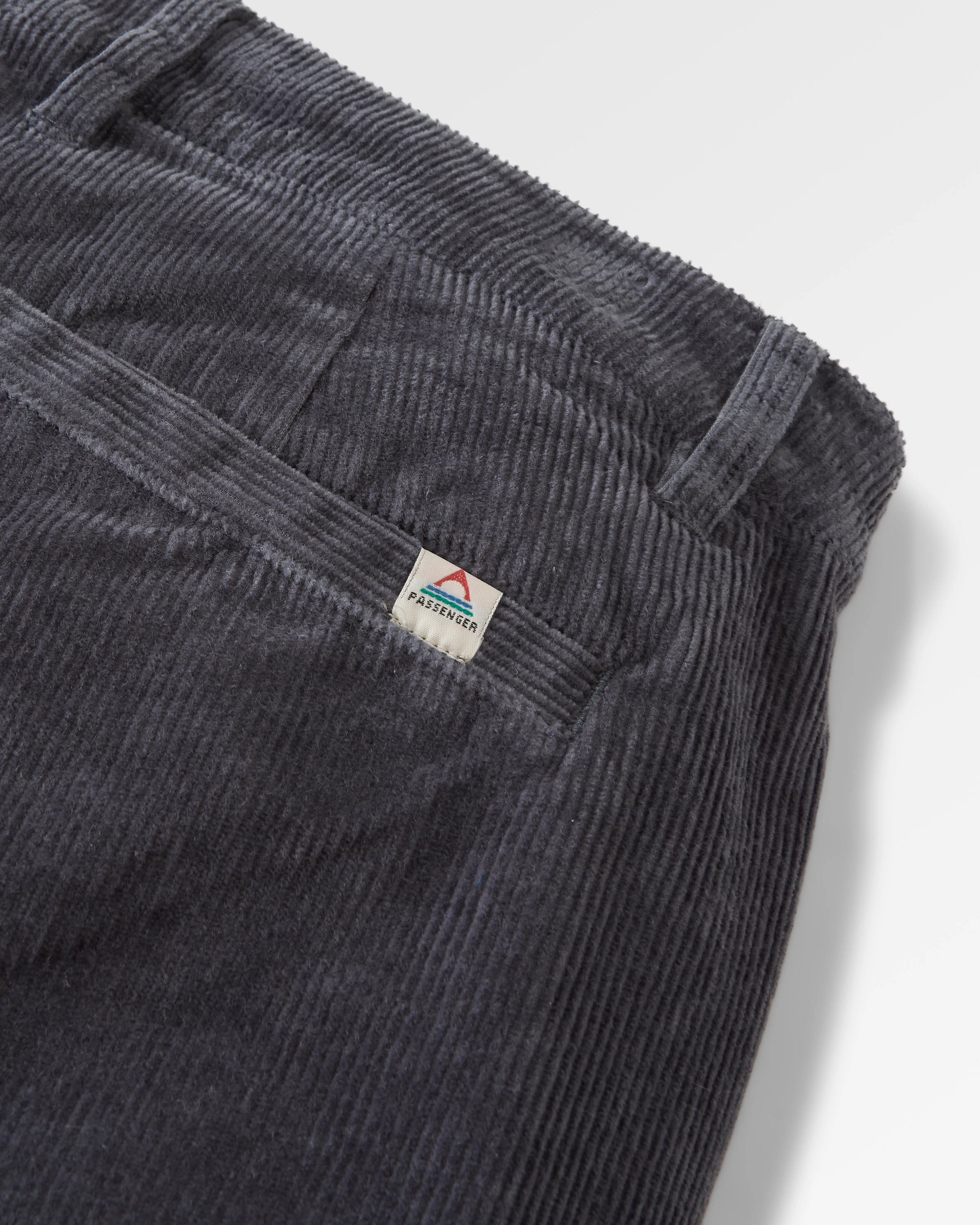 365 Cord Trouser - Charcoal - Flatlay