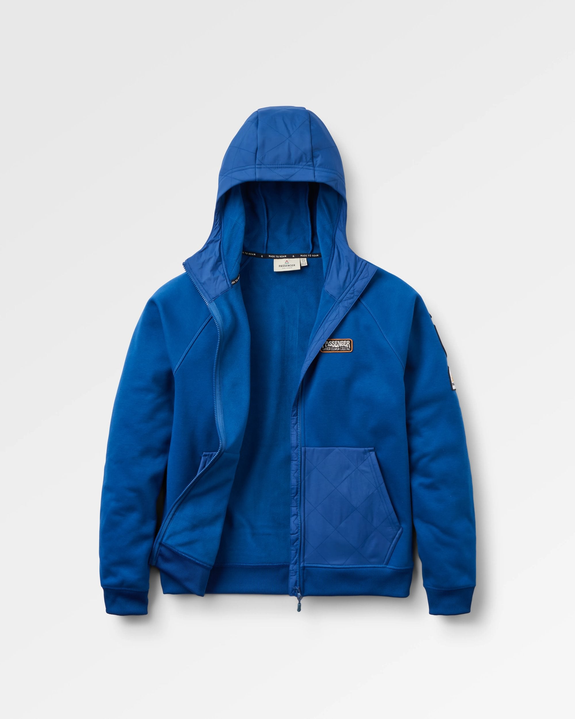 Solscape Men's Active Hoodie - Blue Navy Marl - Flatlay